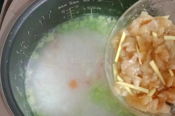 山药鸡肉粥的做法图解12