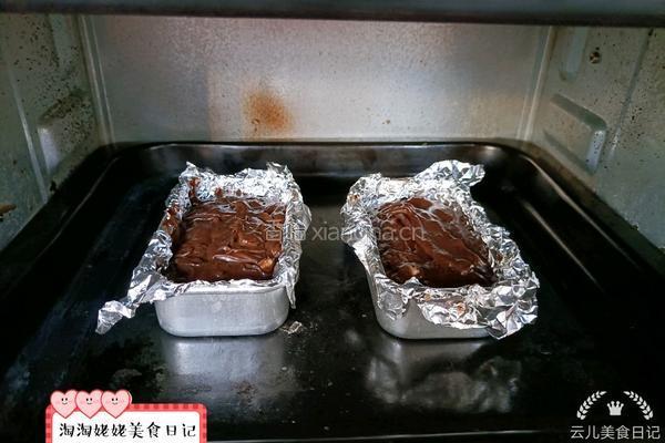 巧克力布朗尼蛋糕的做法图解13