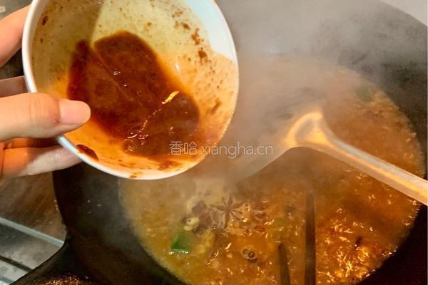 肉蟹煲的做法图解8