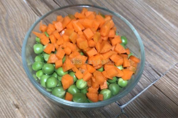 豌豆肉末粥的做法图解3