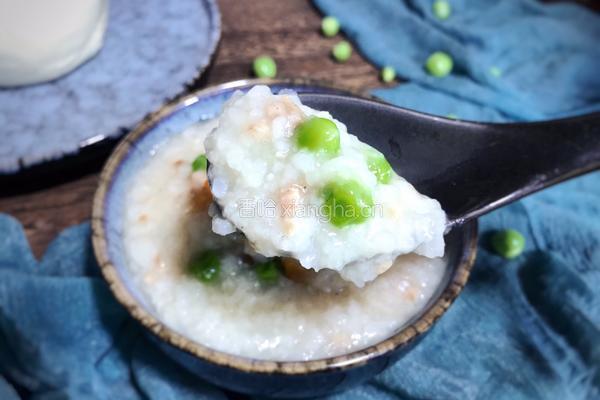 豌豆肉末粥的做法图解9
