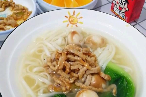 肉丝热汤面的做法图解12