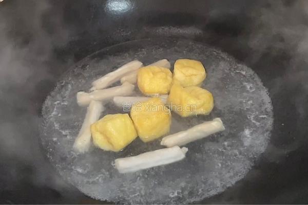 燕饺豆泡汤的做法图解3