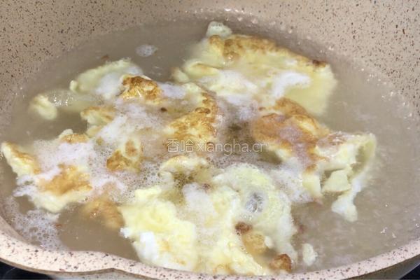 青菜鸡蛋肉丝汤面的做法图解6