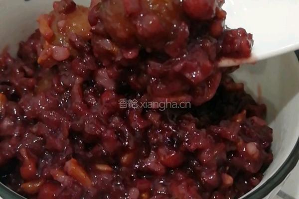 紫米杂粮粥的做法图解6