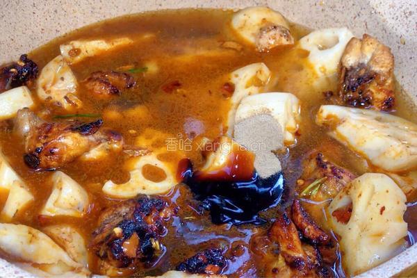 莲藕酱炖鸡腿肉的做法图解12