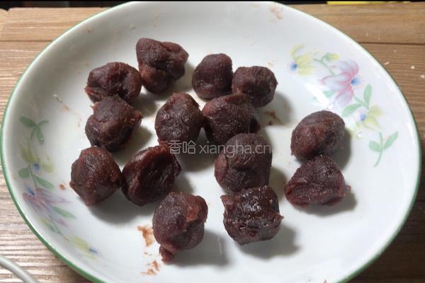 豆沙馅南瓜饼的做法图解2