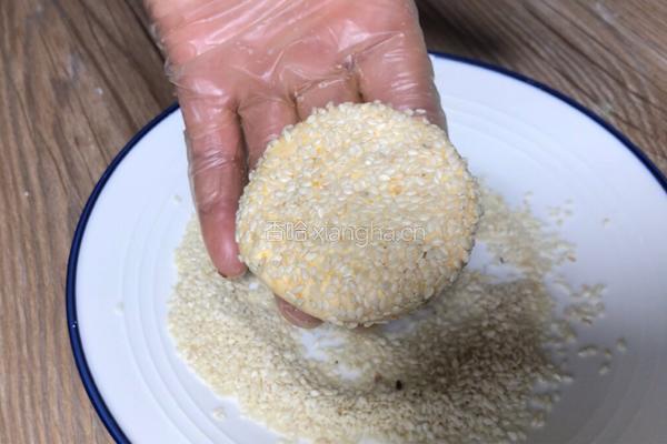 豆沙馅南瓜饼的做法图解8