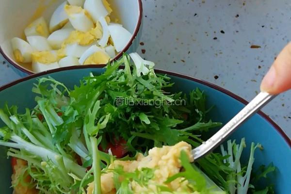 土豆泥青菜沙拉的做法图解4