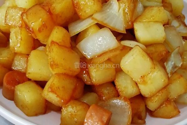 焦香土豆块的做法图解7