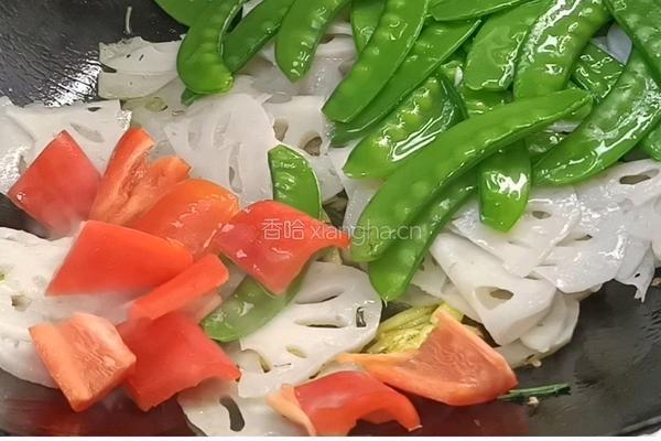荷兰豆炒藕片的做法图解8