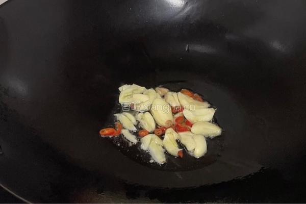 儿菜炒肉片的做法图解2