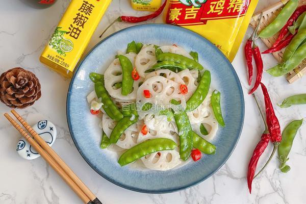 荷兰豆炒藕片的做法图解11