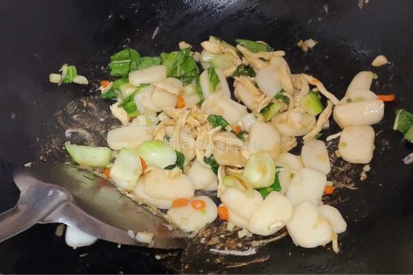 鸡肉丝炒年糕的做法图解8