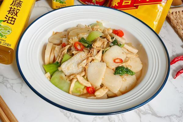 鸡肉丝炒年糕的做法图解10