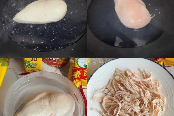 酸辣鸡肉丝的做法图解2