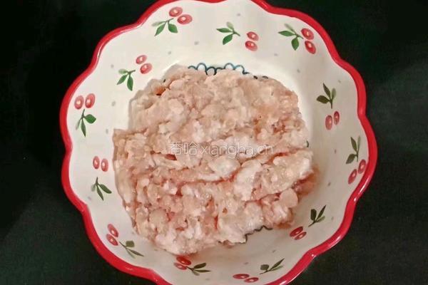 肉末鸡蛋蒸豆腐的做法图解1