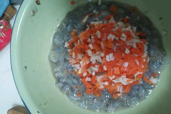 茄汁虾饼的做法图解4