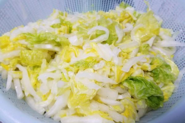 辣白菜的做法图解2