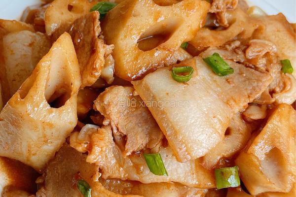 五花肉焖莲藕的做法图解11