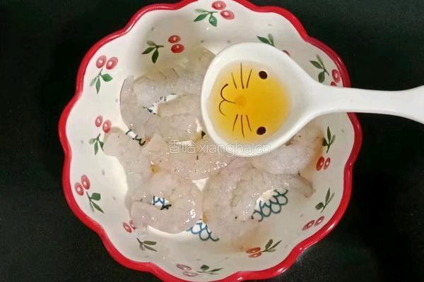 玉子豆腐蒸虾仁的做法图解3