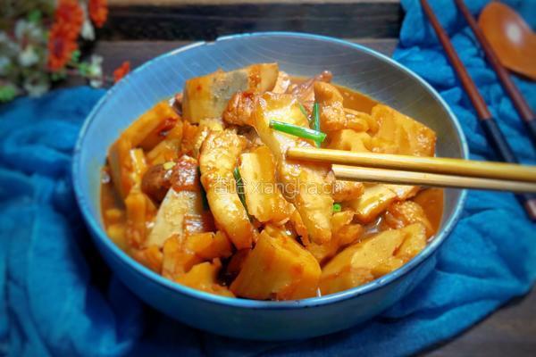 猪肉炖莲藕的做法图解14