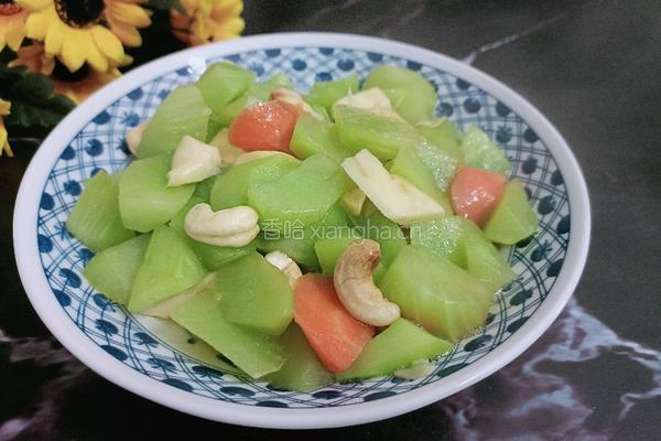 腰果炒莴笋的做法图解10