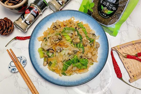 海蛎炒河粉的做法图解13