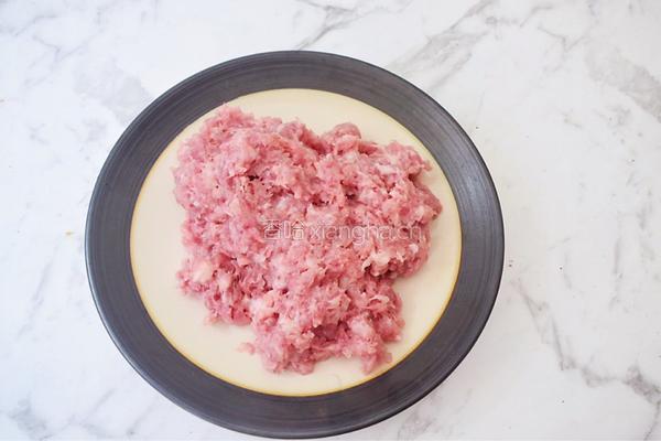 香菇肉酱拌面的做法图解2