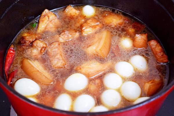 红烧肉炖鹌鹑蛋的做法图解11