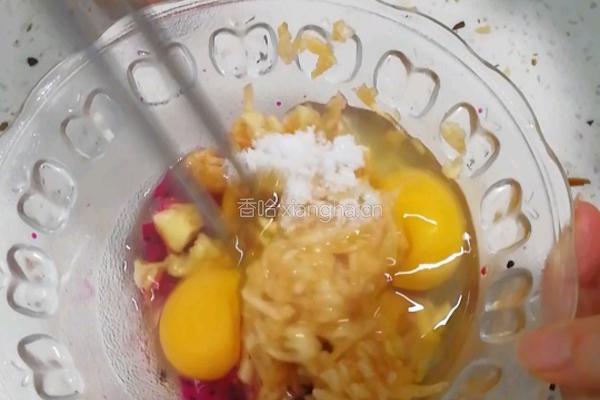 苹果鸡蛋饼的做法图解4