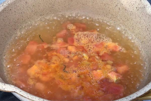 金针菇番茄鸡蛋汤的做法图解9