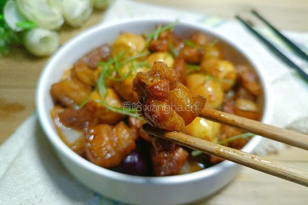 鹌鹑蛋焖肉的做法图解15