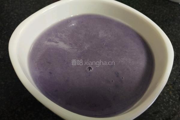 紫薯蛋羹的做法图解6