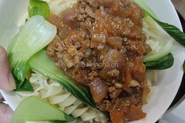 肉酱拌面的做法图解12
