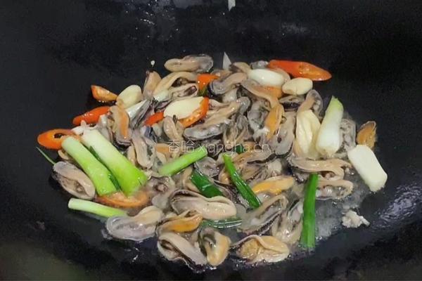 辣炒海虹的做法图解4