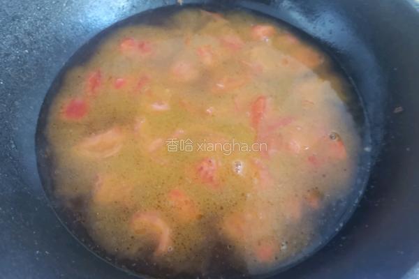 番茄金针菇豆腐汤的做法图解7
