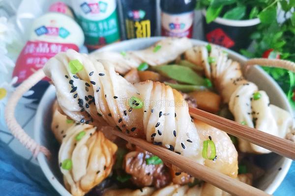 豆角焖花卷的做法图解15