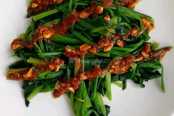 麻酱菠菜的做法图解5