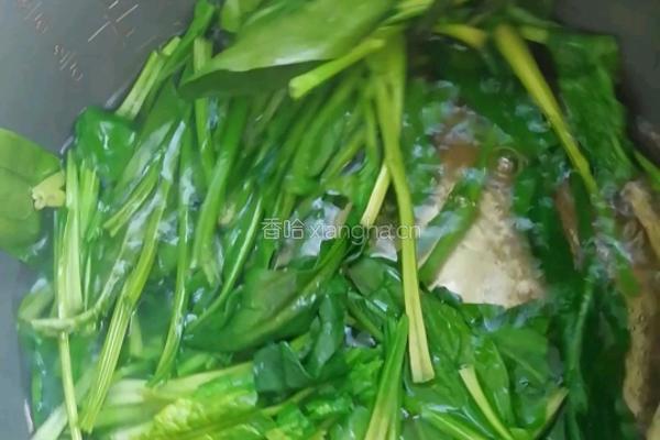 麻酱菠菜的做法图解1