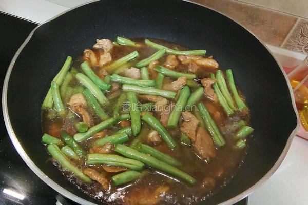 豆角焖卷子的做法图解8