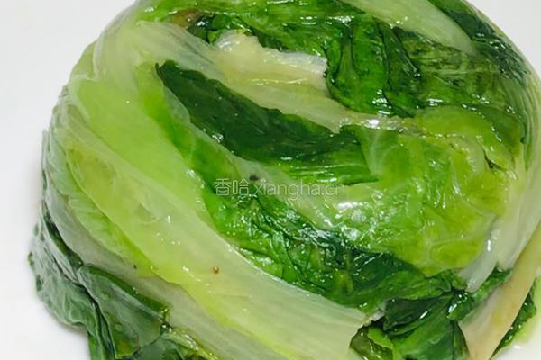 枸杞蚝油生菜的做法图解6