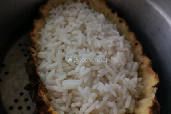 干蒸菠萝米饭的做法图解6