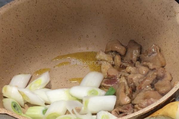 大葱青椒炒肉的做法图解5