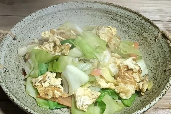 包菜胡萝卜炒鸡蛋的做法图解11