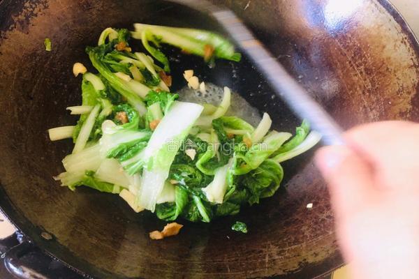 油滋啦炒小白菜的做法图解6