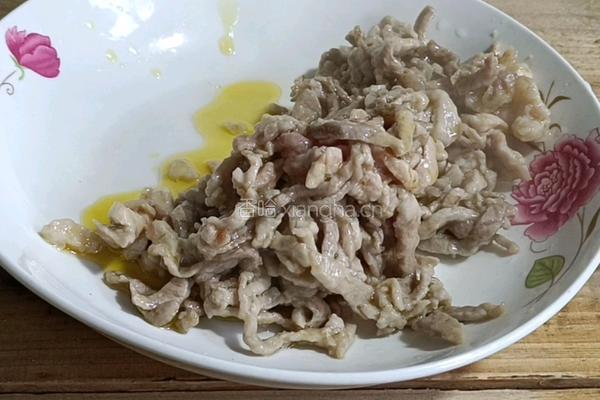 青椒肉丝的做法图解5