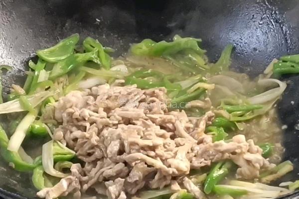 青椒肉丝的做法图解8