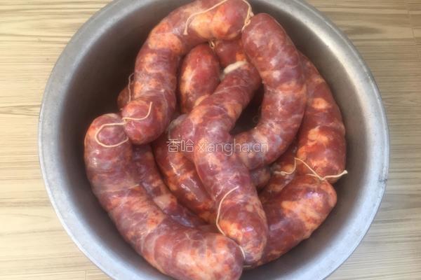最简版麻辣香肠的做法图解9