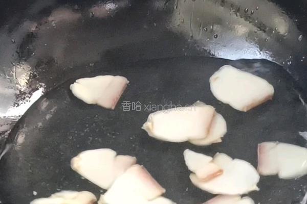 口蘑腊味豆腐的做法图解5